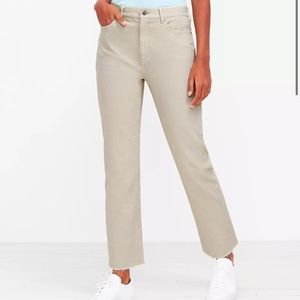NWT The High Waist Straight Crop Jean Size 26